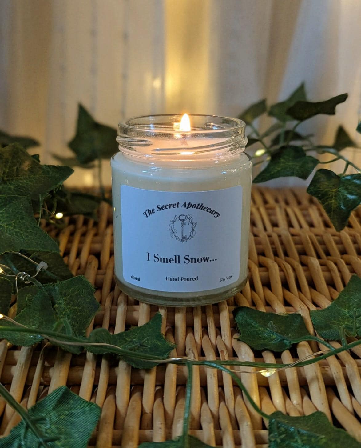 I Smell Snow Candle Luxury Soy Wax Candle