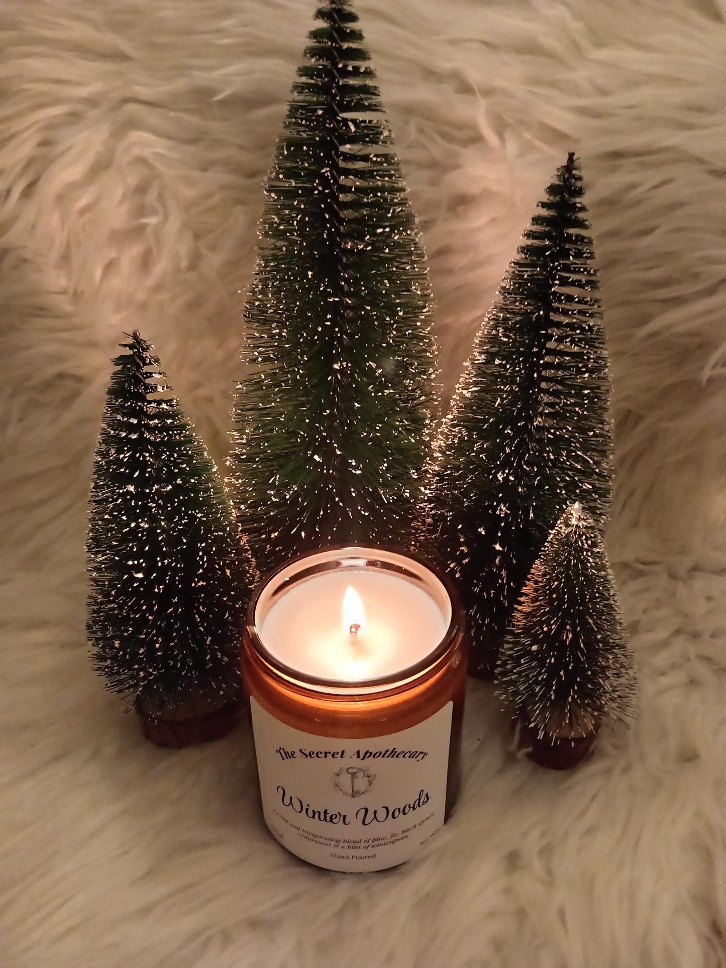 Winter Woods Scented Candle Soy Wax and Essential Oils