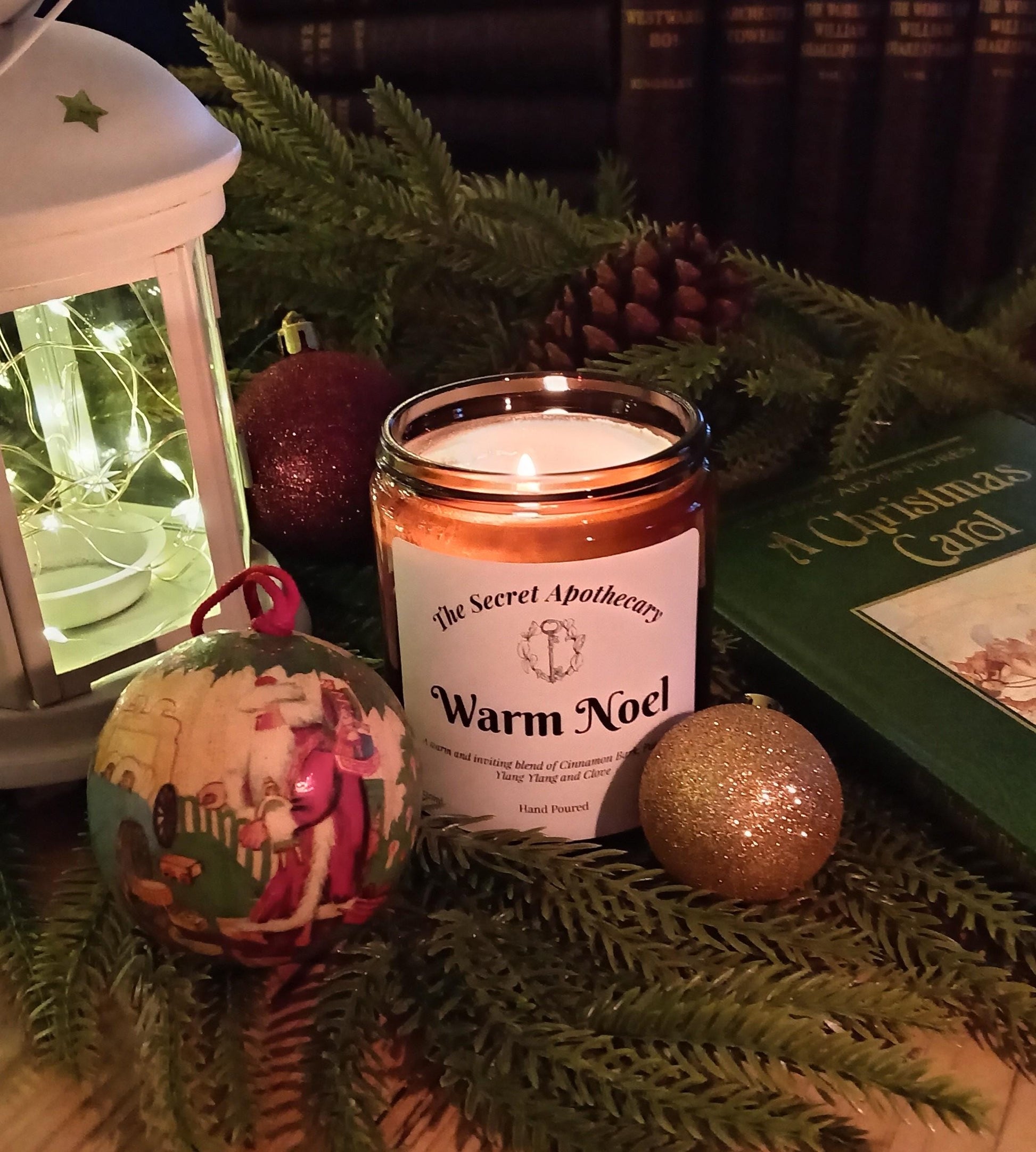 Warm Noel Scented Candle Soy Wax and Essential Oils