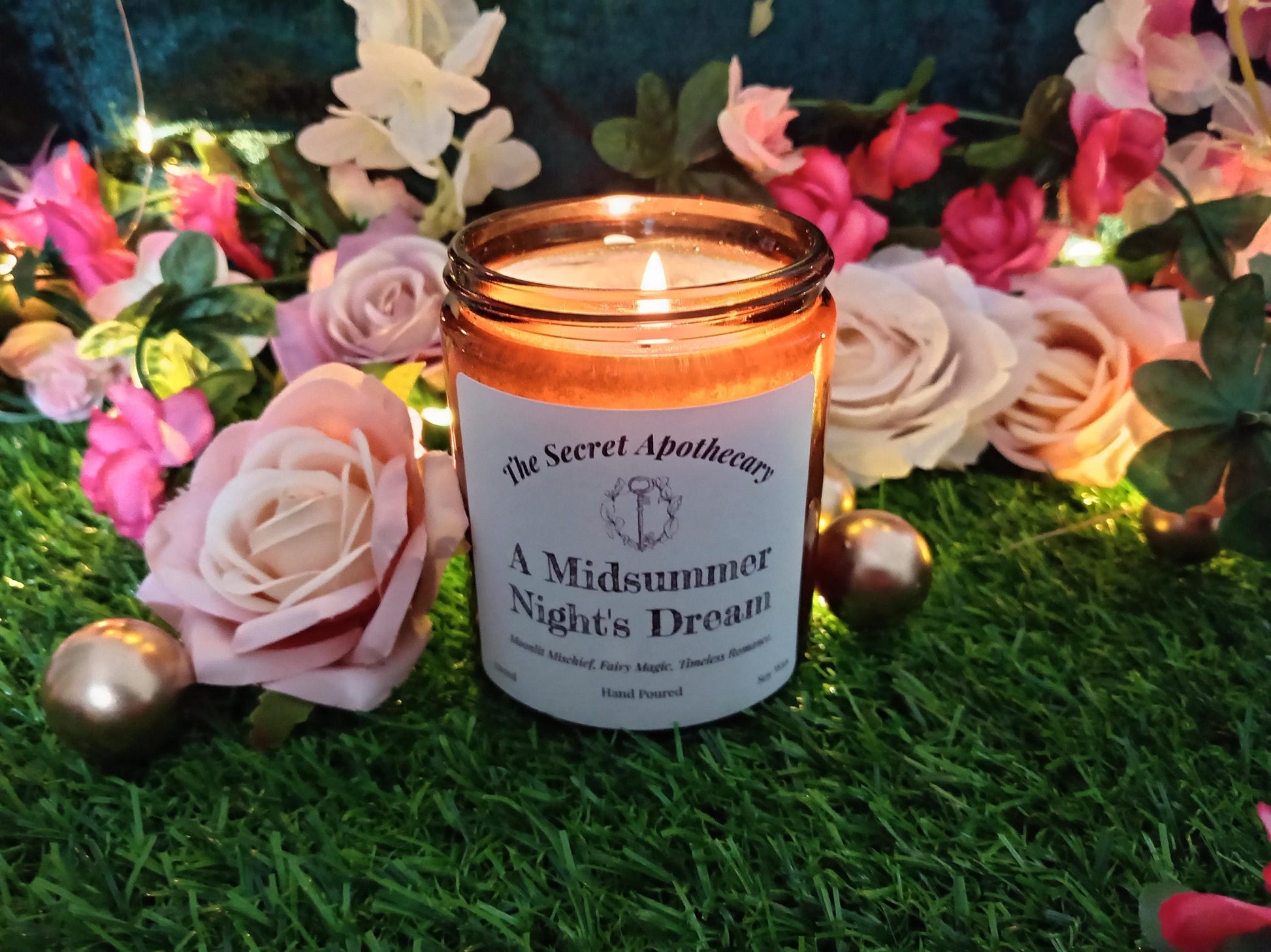 A Midsummer Night's Dream Scented Candle Soy Wax and Essential Oils